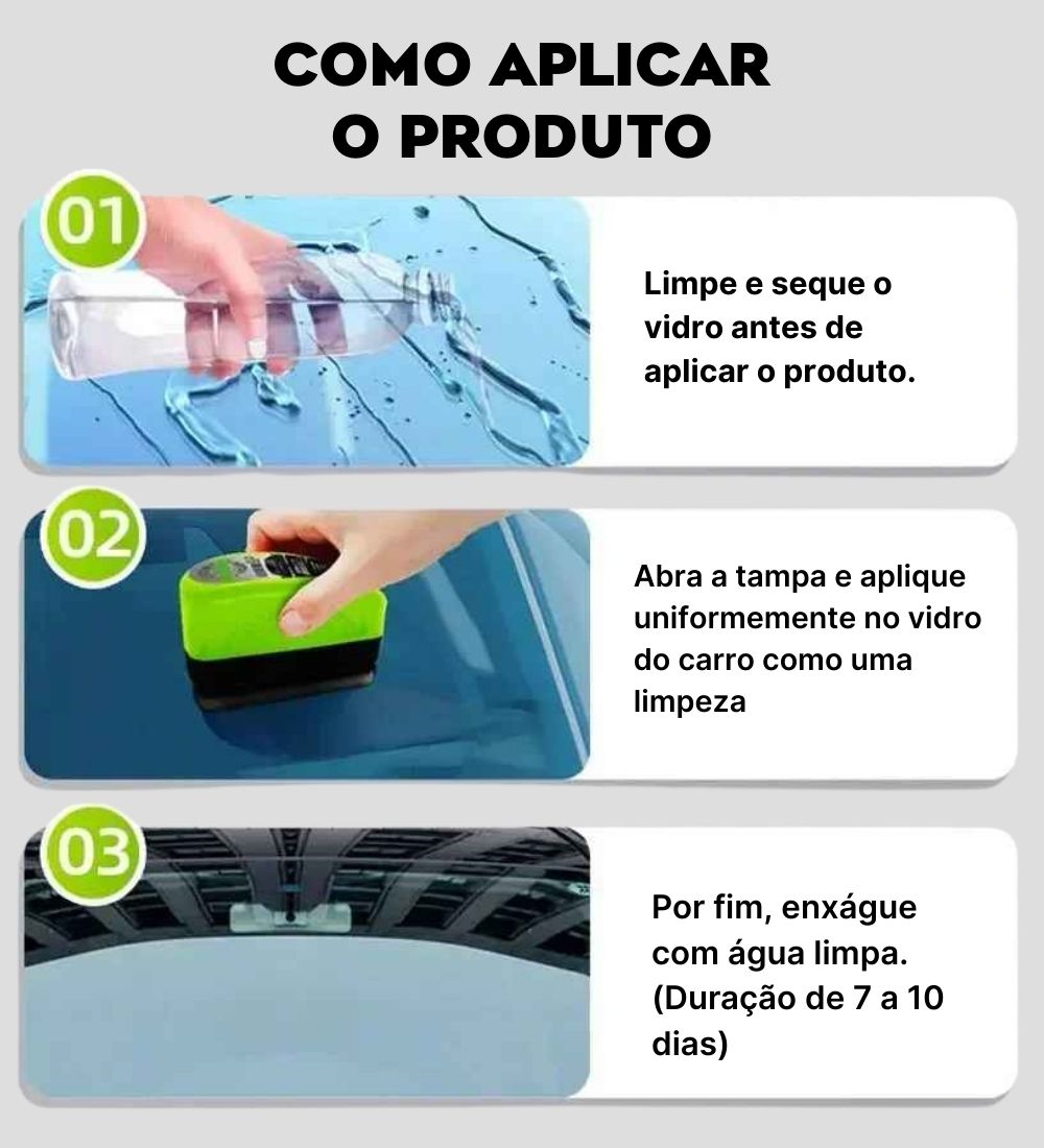 Removedor de Óleo para Vidros Gearforce VisionClear™