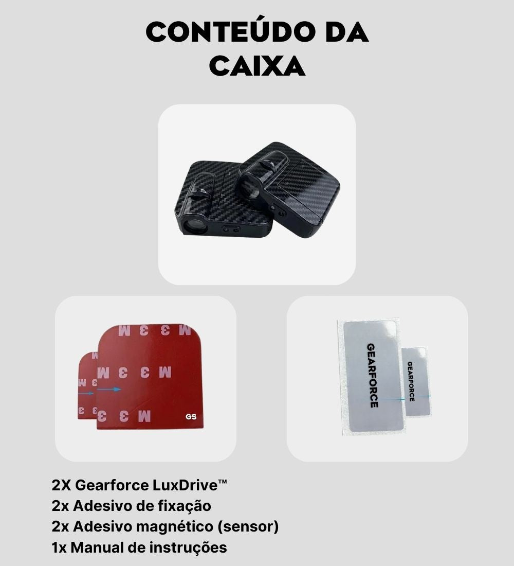 Projetor Gearforce LuxDrive™ –  [OFERTA POR TEMPO LIMITADO] [2 UNIDADES]